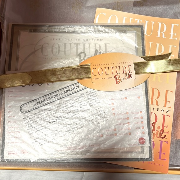 Barbie couture symphony in chiffon. New in box. Never removed from box - Picture 3 of 9